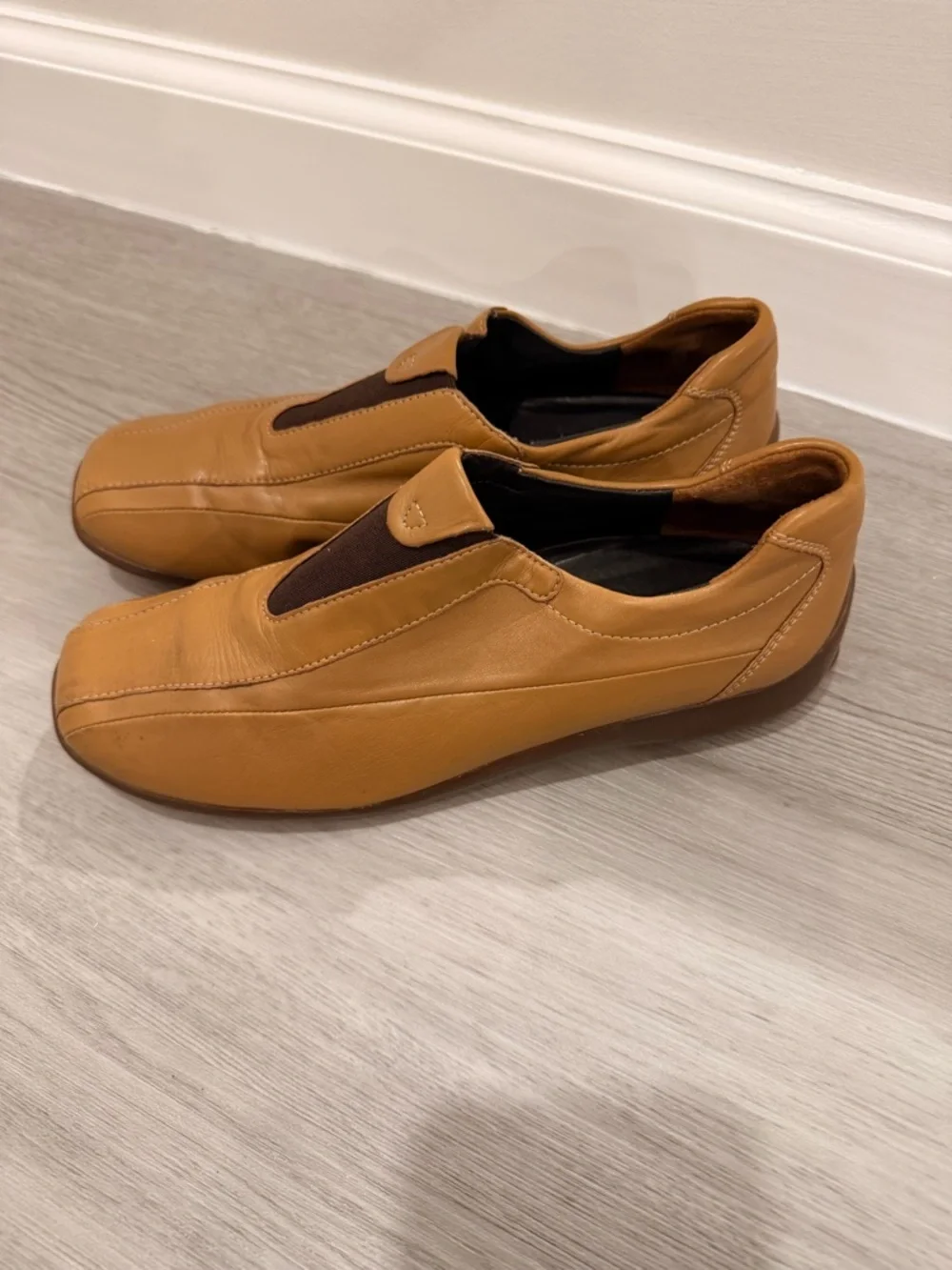 Paul Green Munchen Leather Slip On Women's Driving Loafer Size 7 - Picture 3 of 12